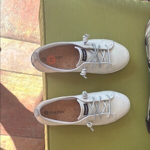 Sperry slip on boat shoes